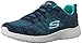 Skechers Sport Women's Burst Fashion Sneaker,Navy/Aqua,8 M US