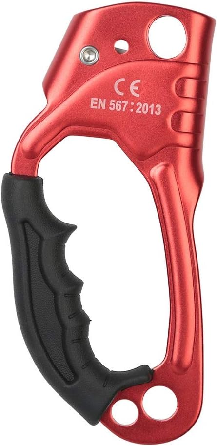 SZCQ SRT Climbing Hand Ascender Aviation Light Alloy Mountaineering Rock Ergonomic Rappelling Gear Equipment Right Handled Ascender Arborist Tree Climber Rigging : Sports & Outdoors