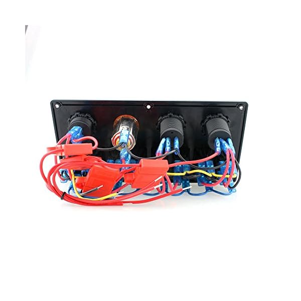 IztossDigital-Voltmeter12V-power-Socket-Double-USB-Power-Charger-Adapter-ABS-Flush-Mount-blue-8-gang-rocker-switch-Panel-for-RV-Car-Boat