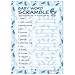 DISTINCTIVS Blue Boy Baby Shower Word Scramble Game - 20 Cards primary