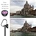 Vteyes Universal 3 in 1 Phone Camera Lens, Full Screen No Dark Circle, 198° Fisheye Lens + 150° Wide Angle Lens + 10X Macro Lens for iphone Samsung Most Android Smart Phones, Both front & Back Cameras