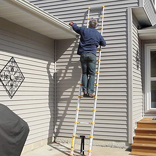 Xtend & Climb 780P Aluminum Telescoping Ladder Type IA Professional Series, 12.5-Foot (Renewed)