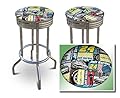 2 24" Jeff Gordon Nascar #24 Specialty / Custom Barstools Set