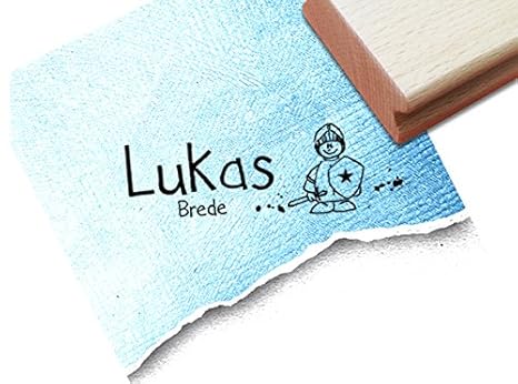 Stempel - Namensstempel - Individueller Schulstempel - Ideal für Kita, Schule und Beruf - hübsch und zeitlos - von zAcheR-fin