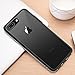 iPhone 8 Plus Case, iPhone 7 Plus Case, HUMIXX Thin Sleek Fully Protective (Naked Phone Texture) Hard Back Case Cover for iPhone 7 Plus/iPhone 8 Plus (Clear Black)