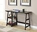 Convenience Concepts Designs2Go Trestle Desk with Shelves, 47