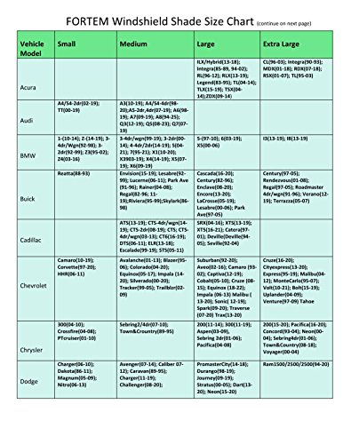 image for FORTEM THE EXTRA MILE Car Windshield Sunshade - Foldable Nylon Wind Sh