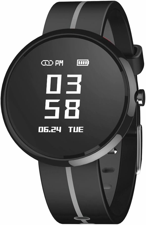 H2 Smart Watch with High-presice Germany Sensor for Heart Rate Monitor Blood Pressure IP67 Waterproof Fitness Activity Tracker Sleep Monitor for Mens and Womens (Gray)