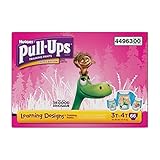 Pull-Ups Training Pants with Learning Designs for Girls, 3T-4T, 66 Count