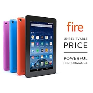 Fire Tablet, 7" Display, Wi-Fi, 8 GB (Black) - Includes ...
