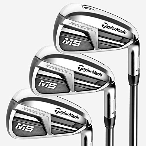 TaylorMade Golf M5 Iron Set 4-PW, AW, Right Hand, Regular Flex Shaft: Mitsubishi Tensei Orange