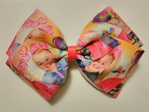 JoJo Siwa inspired 7" hair bow, JoJo inspired baby headband, Dance Moms hair bow, large size hair bow
