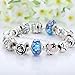 Presentski Fashion Charm Bracelet for Teen Girls and Women with Flower Themed Star Charms