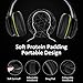 VanSaTa Wireless Headphones Over Ear Bluetooth Headphones Hi-Fi Stereo Wireless Headset Foldable with Mic, Soft Memory Earmuffs,Wired Mode for PC/Cell Phones/TV Black