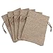 Mudder Burlap Bags with Drawstring Gift Bags for Wedding Party and DIY Craft, 4.5 x 3.5 Inch, Lot of 20