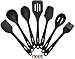Neet® 7-Piece Premium Silicone Elevated Utensil Set (Real Black)