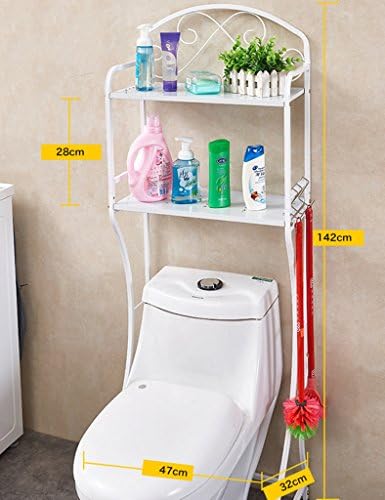 ZCJB Storage Racks Bathroom Shelf Washing Machine Shelves Toilets WC Toilet Shelf Floorstanding Storage Rack Shelf ( Color : Without a basket )