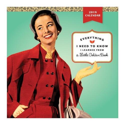 B.e.s.t Everything I Need to Know I Learned from a Golden Book 2019 Wall Calendar ZIP