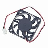 GDSTIME DC 5V 40mm x 40mm x 7mm Thin Small Black Plastic Brushless Cooling Fan