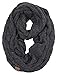 Funky Junque Infinity Scarf - Grey (Metallic)