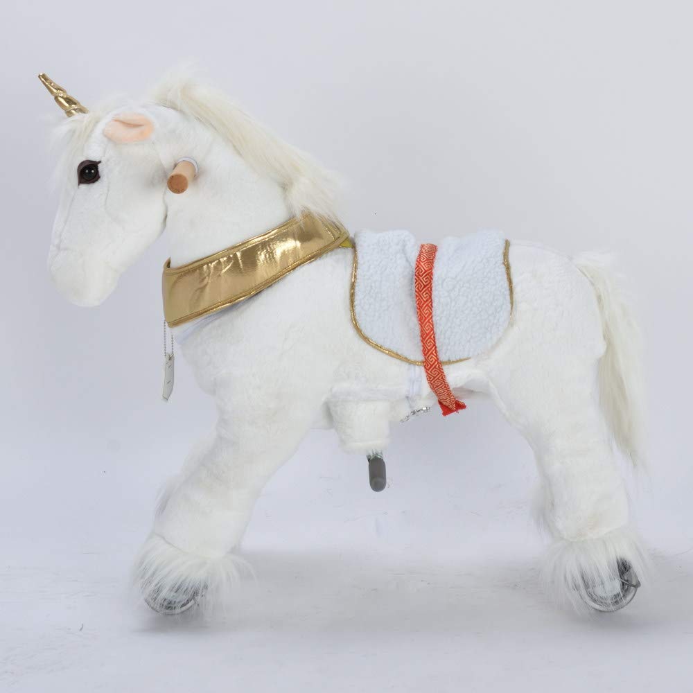 UFREE Horse Action Pony, Walking Horse Toy, Rocking Horse with Wheels