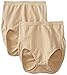 Bali Women's Ultra-Firm Control Shapewear Brief, Seamless Shaping Underwear, 2-Pack