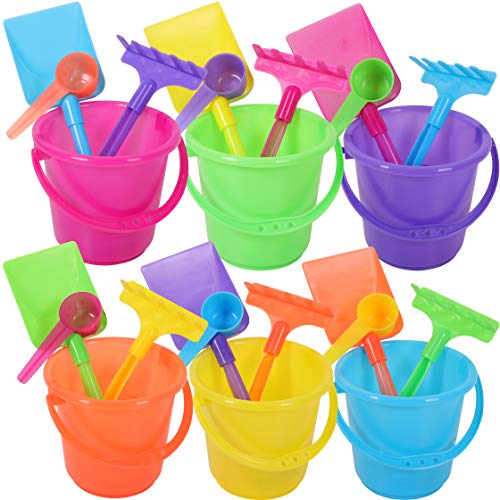 Narwhal Novelties Sandbox Toys (24-Pack) Beach Toys, Sand Toys for Kids