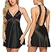 Avidlove Women's Satin Nightgown Halter Sleepwear V-Neck Lingerie Slips