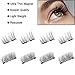 Magnetic Eyelashes, KINIVA Reusable Dual Magnet False Eyelash, 2 Pairs 8 Pieces One Two Lash Handmade 3D Fake Magnetic Eyelashes