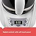 BLACK+DECKER 12-Cup Programmable Coffeemaker with Glass Carafe, White, DLX1050W