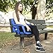 Alpcour Reclining Stadium Seat – Wide Bleacher Chair with Back Support and Cushion, Armrests, Side Pockets, and Bleachers Hook – Best Stadium Seats Chairs for Camping, Kayak, & Paddle Board Backs