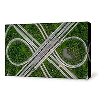 signwin-Canvas Wall Art-Aerial Photo-Canvas Prints Home Artwork Decoration for Living Room,Bedroom - 12x18 inches