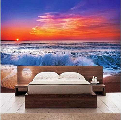 Yfxgstli Fototapete Schlafzimmer Fototapete Wandgemalde 3d Hand Malerei Meer Sonnenuntergang Wandmalereien Fur Wohnzimmer Landschaft Tapete Wandpapierrollen Gedruckt Foto Wandbild 1 Amazon De Kuche Haushalt
