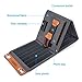 CHOETECH Solar Charger, 14W Solar Panel Phone Charger Waterproof Foldable Camping Charger Compatible iPhone Xs Max/XS/X/8, Galaxy S10/S10+, Other Smartphones, iPad, Camera, Bluetooth Speaker and More