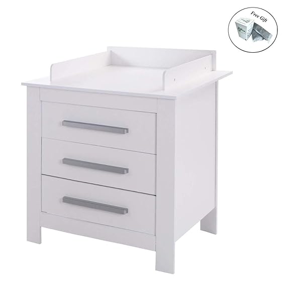 Amazon Com White Changing Table Dresser Infant Baby Nursery