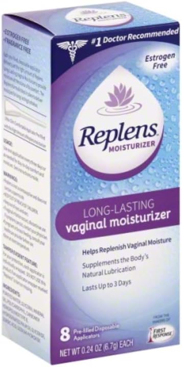 Replens Long-Lasting Vaginal Feminine Moisturizer 8 Prefilled Applicators: Health & Personal Care
