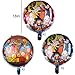 8 Pcs For Dragon Ball Balloons,Birthday Celebration Foil Balloon Set,Double Side DBZ Super Saiyan Goku Gohan Character Party Decorations