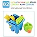 Beach Toy Set for Kids,Big 28 Pcs Sand Play Set with Models and Molds,[Castle+ Animal + Tool, Colorful]