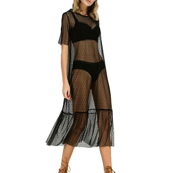 Snaked Cat Blouse Robe Transparente Femme Sexy Manches