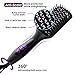 Ionic Hair Straightener Brush, GLAMFIELDS Electrical Heated Irons Hair Straightening with Faster Heating, MCH Ceramic Technology, Auto Temperature Lock, Anti Scald, Heat Resistant Glove