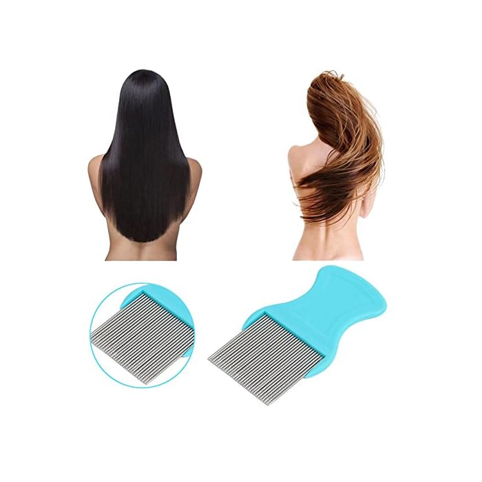 Lemoning ? Hair Lice Comb Brushes Terminator Fine Egg Dust Nit Free Removal Stainless Steel