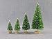 Goldenlight 12 Pack Miniature Christmas Trees Tiny Sisal Trees Artificial Mini Pine Tree with Snow and Wood Base for Christmas Snow Globe Decoration Crafts