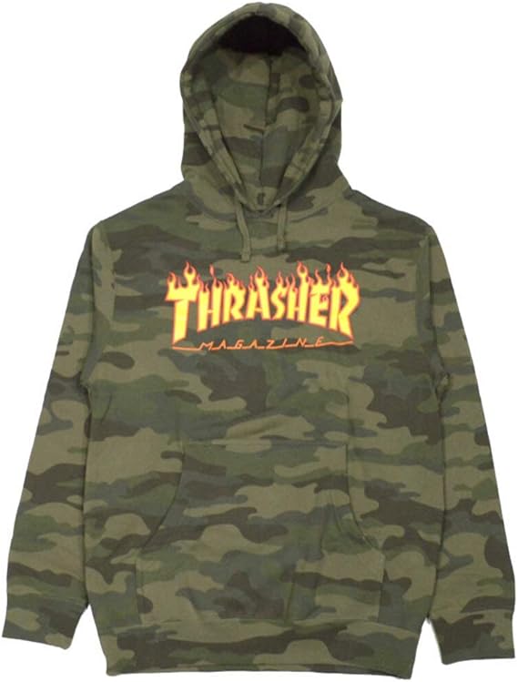 camo thrasher hoodie