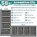 Precision Screwdriver Set,Magnetic Driver Bit Set 56 Precision Bits,Klearlook Pocket Screwdriver Tool Set Mini Screwdriver Kit Repair Tool Kit for Electronics Cellphone PC Tablet with Shaft