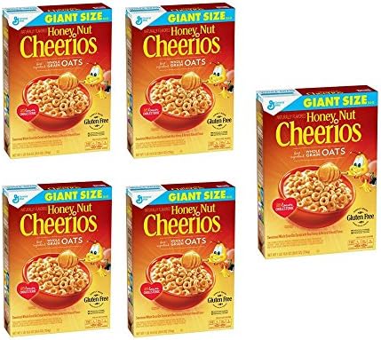 Honey Nut Cheerios Gluten Free Cereal 26.6 oz. Box 5 Pack