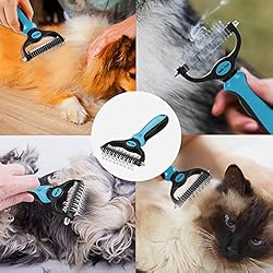 Sulie Tech Pet Grooming Brush, Dematting Undercoat