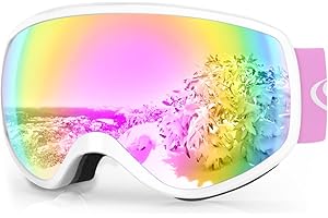 findway Kids Ski Goggles, Kids Snowboard Goggles for Boys Girls Toddler Age 3-14