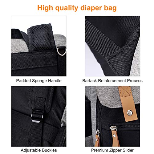 vbiger diaper bag