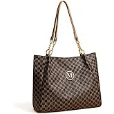 CamarKolbin Fashion Women's Shoulder Bag Handbag Foldable-Brown