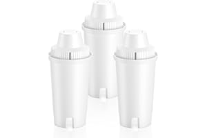 BECKACHER 3 Pack Replacement for Brita® Water Filter Pitchers and Dispensers, BPA-Free & NSF Certified, Classic OB03, Mavea® 107007 35557, Metro, Everyday, UltraMax, Half-Year Filter Supply